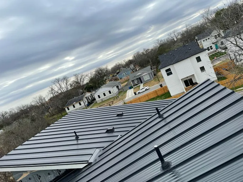 Standing seam metal roof panels with vents for Skylight Repair in Tega Cay